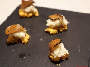 Sbrisolona, baccalà, tartufo, Cucina Bacilieri, Ferrara