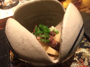 tokyo, ryugin, bambù e calamaretti