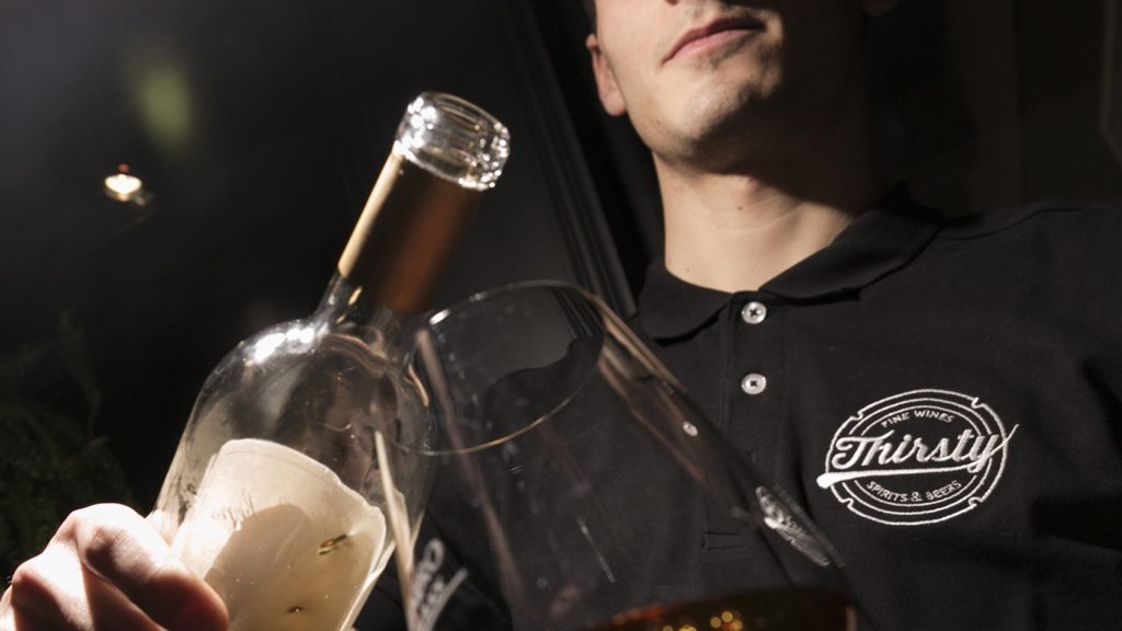 Thirsty beverage delivery