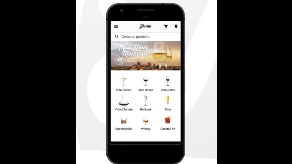 Thirsty beverage delivery